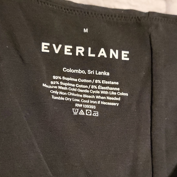 NWT Everlane Black Longsleeve V-Neck Bodysuit - Picture 5 of 13